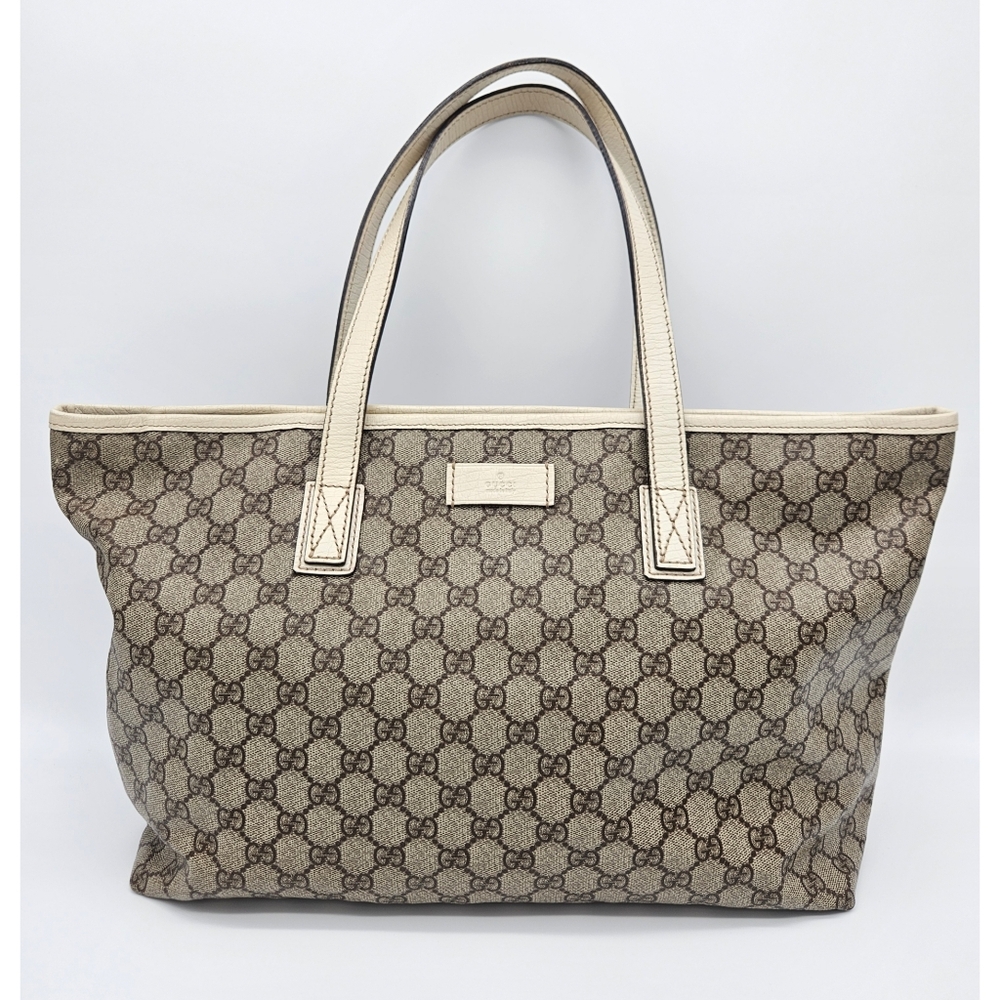 Authentic Gucci Gg Supreme Tote Bag #4200M